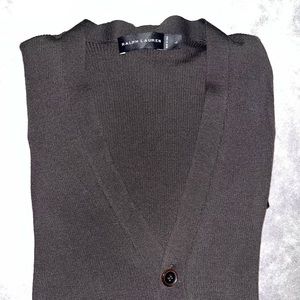 Mens Ralph Lauren Ribbed Cardigan